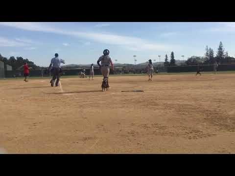 Video of Defensive play, Short Stop