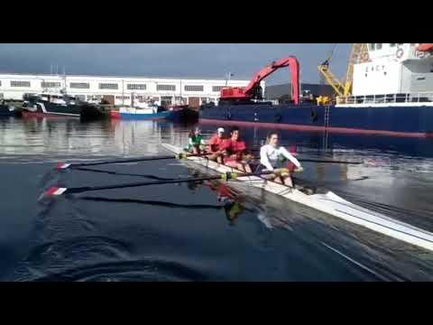 Video of 4- rowing practice