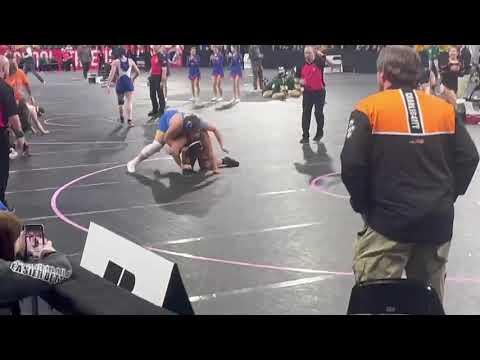 Video of IGHSAU State Wrestling Cons. Round 2