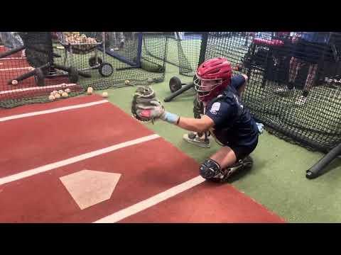 Video of Working up, framing low fastballs