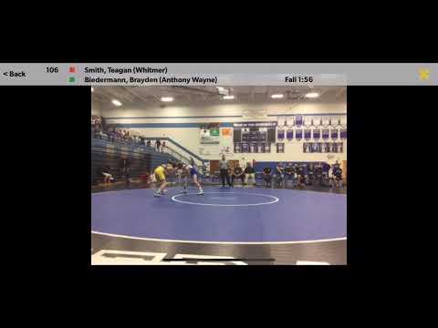 Video of Wrestling Clips Brayden Biedermann