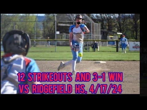 Video of 12Ks leading to a big win over #1 Ridgefield HS, 4/17/24