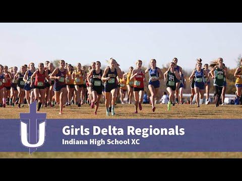 Video of Indiana High School XC-Delta Regionals-Girls 2022