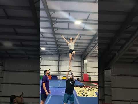 Video of Makayla Hamilton coed stunting 