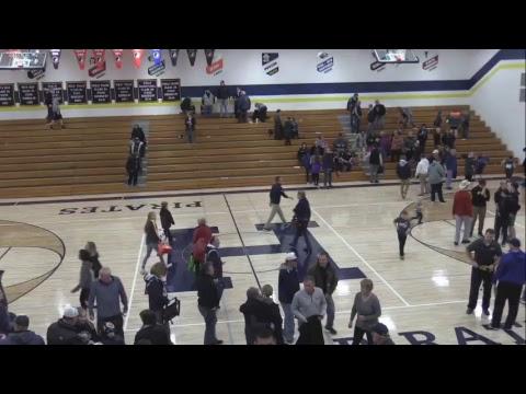 Video of Hudson vs ranked Wapsie Valley - Parker #0 white jersey, 31 points