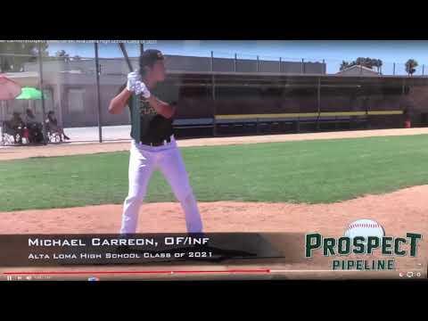 Video of Michael Carreon Batting Practice 2021