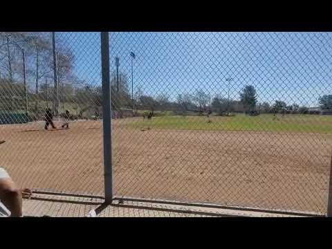 Video of Single past third basemen