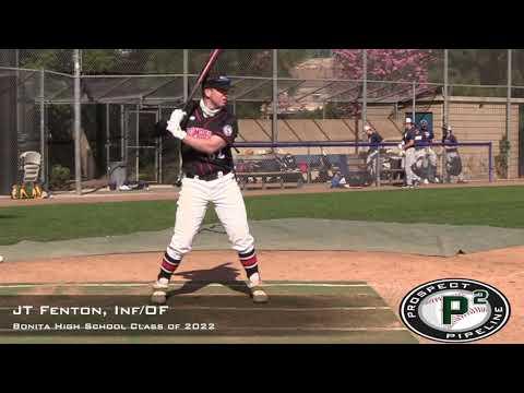 Video of JT Fenton prospect video, Inf OF, Bonita High School Class 2022