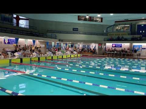 Video of 100 Fly, University of Toronto high school meet 2019