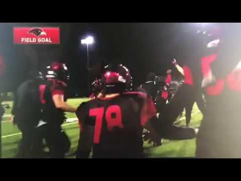 Video of 45 yard Field Goal for the win (59-56)