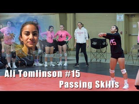 Video of Alexandria (Ali) Tomlinson Passing skills 