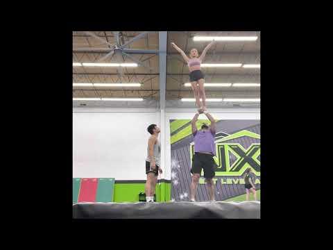 Video of Coed Stunting!