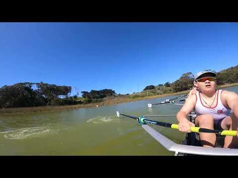 Video of Pacific Invite 2024 Men's U17 8+ - Sammamish Rowing Association - Coxswain Recording - Gavin Li stroke