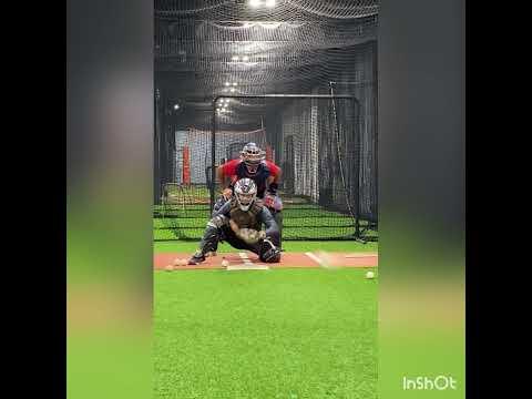 Video of Hitting and catching practice 