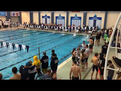 Video of 2017 Capital Classic (lane 8, white cap) 200- yard butterfly 