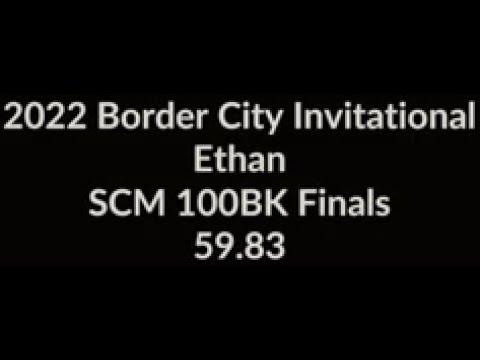 Video of 100 SCM Backstroke - Lane 4 - 59.83