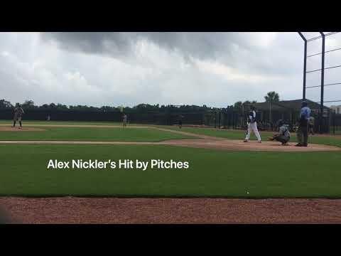 Video of Alex Nickler's Hit by Pitches