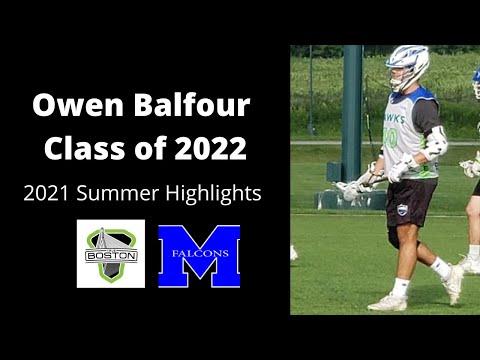 Video of Owen Balfour (Class of 2022) 2021 Summer Highlights 