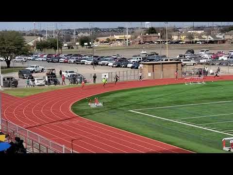 Video of Lauren Brown; 4x200m Relay; 2nd Leg; Lime Green Top