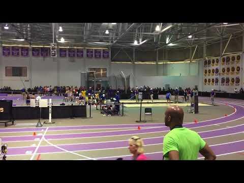 Video of Justin E Douglas long jump La. State Indoor Championships 2-17-18