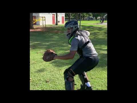 Video of Catching practice with Chris Chinea