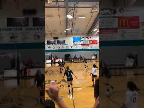 Video of Volleyball district tournament