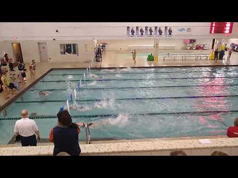 Video of Nyrobi Whitfield January 2020 Columbus Aquatic Center: 50 Freestyle