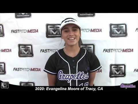 Video of Evangelina Moore Slapper, Second Base and Outfield Sports Video