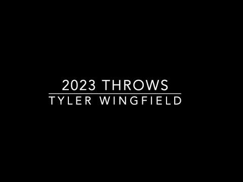 Video of 2023 . Tyler Wingfield (UC Class of 2023) . Throws