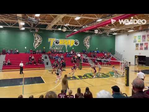 Video of Amber Brawley 6’0” MB Class of 2022 #47 Sectional Game vs Augusta 1NOV21 (16 kills - kill leader)