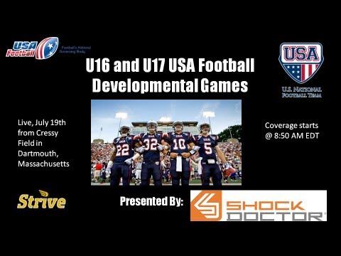 Video of U16/U17 USA Football Development Games Blue Vs. White.  White #4