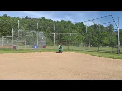 Video of Bailey Gervais catching May 27, 2020 pitcher #1