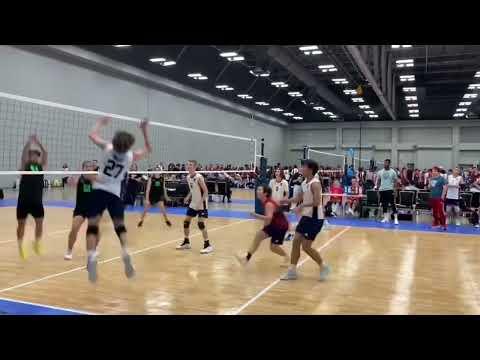 Video of Boys First Serve || Liam Bennett #9 2028 Setter