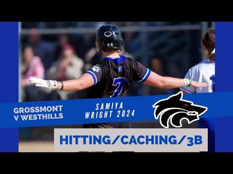 Video of Walk off HR- Samiya Wright westhills v grossmont 