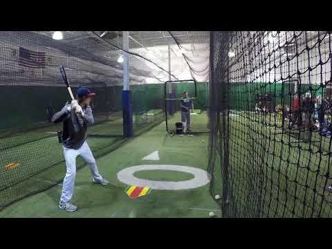 Video of Austin Doty Cage Hitting January 2018