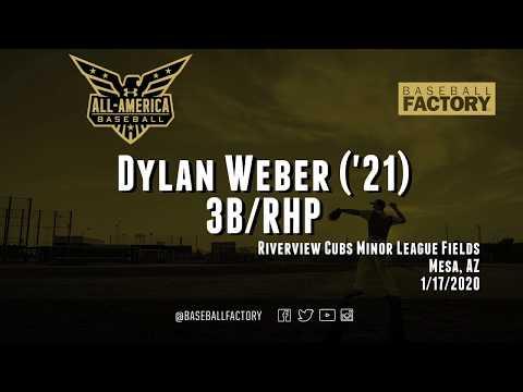 Video of 2020 Pre-Season Under Armour All American Tournament - Dylan Weber, 2021, 3B/RHP