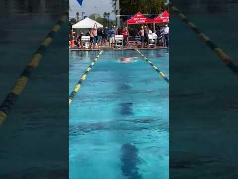 Video of Caleb Munoz 100 Butterfly, February 2020