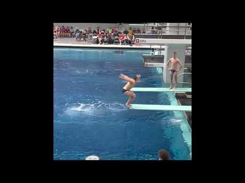 Video of Logan Hepner 1 meter diving