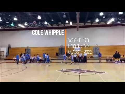 Video of Cole whipple class of 2022 sophomore year 