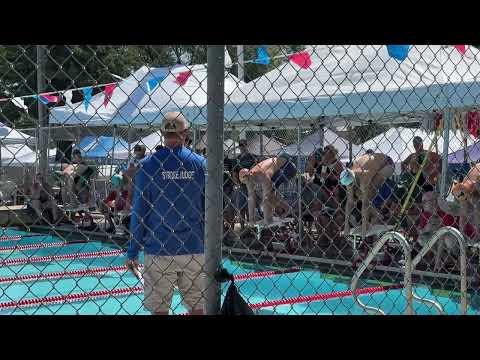 Video of Dentin DePriest Swimming 100 Breast at the State of Montana Federation State Meet in 2023