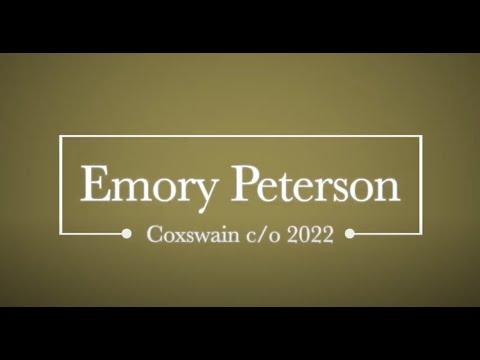 Video of Emory Peterson AHN Coxswain c/o 2022