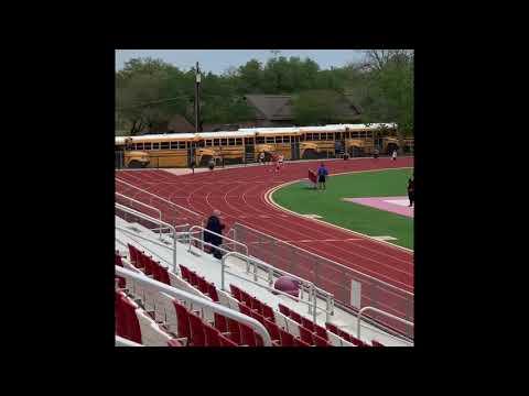 Video of UIL District 27 3A 200m Dash (Prelims) Lane 8 1st Place