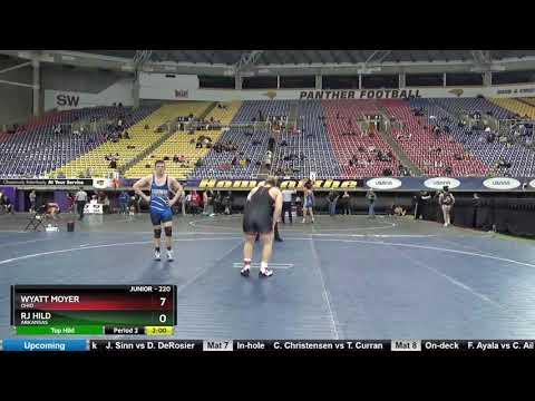 Video of Junior 220 Tj Hild Arkansas Vs Wyatt Moyer Ohio