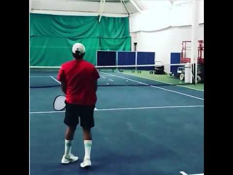 Video of Slo-mo Kick Serve Fall 2019