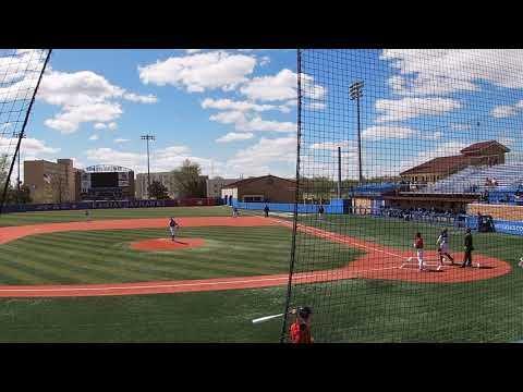 Video of Brennan k's 2nd batter (2 camera views of pitch sequence) Apr 2019