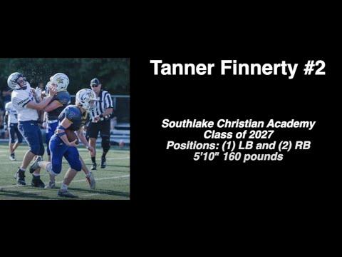 Video of Tanner Finnerty, Class of 2027, Football Highlights