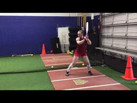 Video of Caley "CJ" Larsen, Class 2023, Spring 2021 Hitting, Catching, & Fielding skills