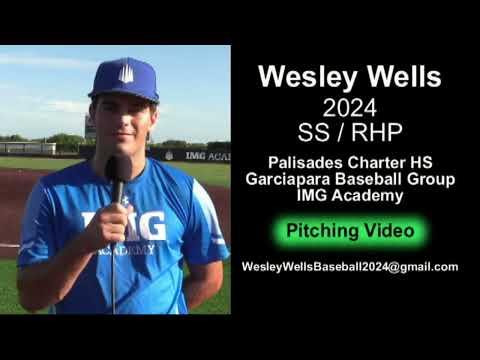 Video of Wesley Wells Pitching Highlights