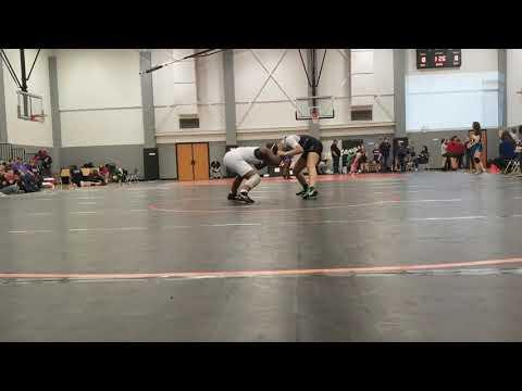 Video of Aaliyah Bueno girls wrestling topeka Kansas 