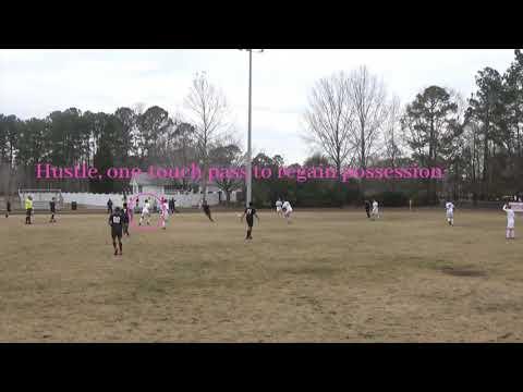 Video of Buildup to 20-yard banger: U16 State Championship (1/20/19)